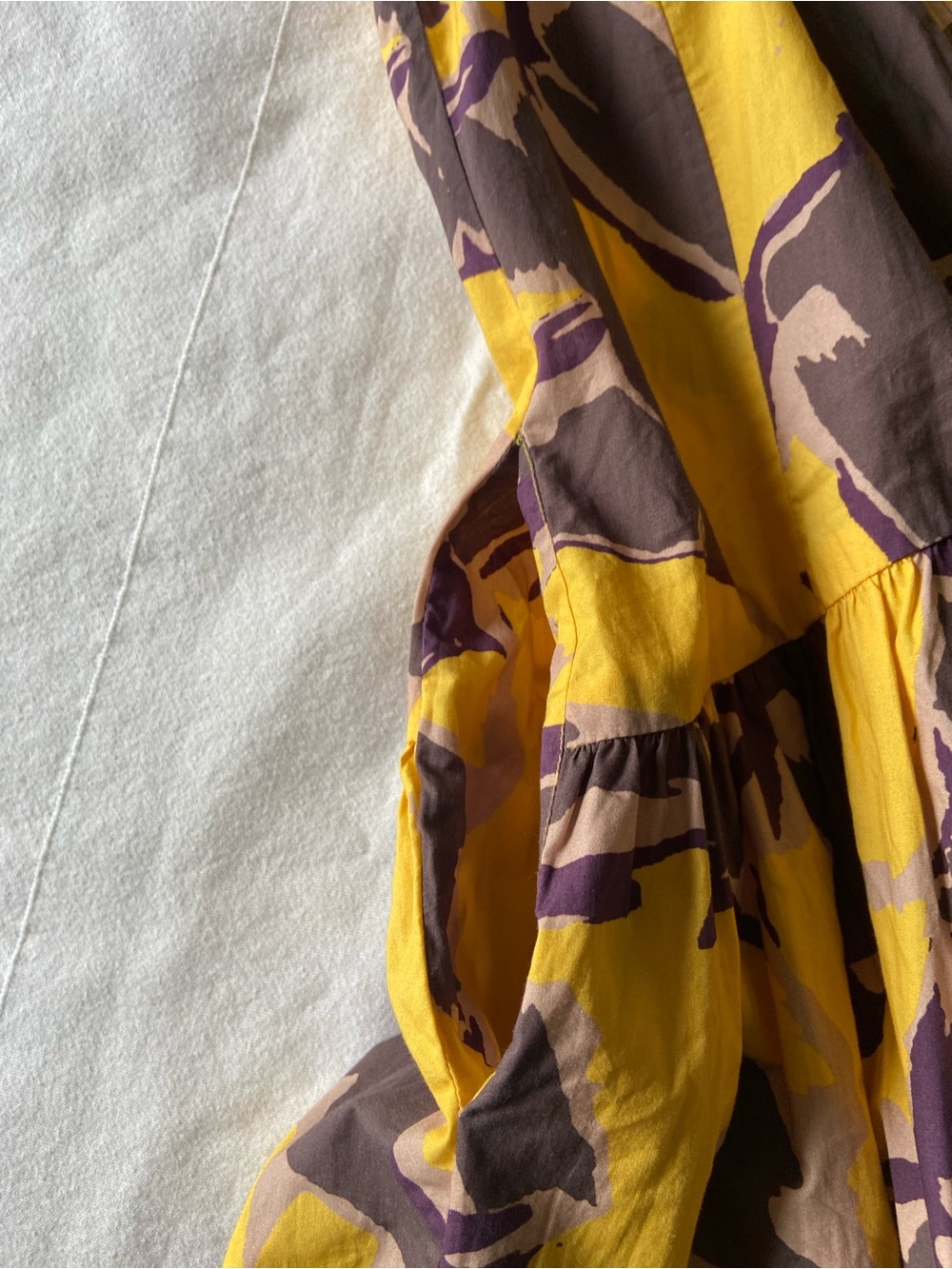 Rachel Comey Misty Dress Strokes Poplin Zip Front Tiered Maxi Cotton 8 - Picture 5 of 9